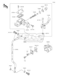 CLAMP,BRAKE HOSE,OUTSIDE