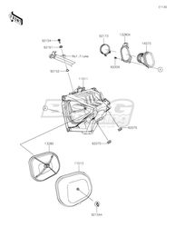 CASE-AIR FILTER,L.GREEN