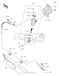 HOSE-BRAKE,RR,555MM