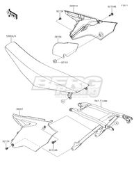 SEAT-ASSY,N.L.GREEN+BLK/WHT