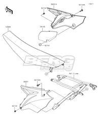 SEAT-ASSY,N.L.GREEN+BLK/WHT