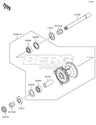 COLLAR,FRONT BRAKE DRUM,L=65
