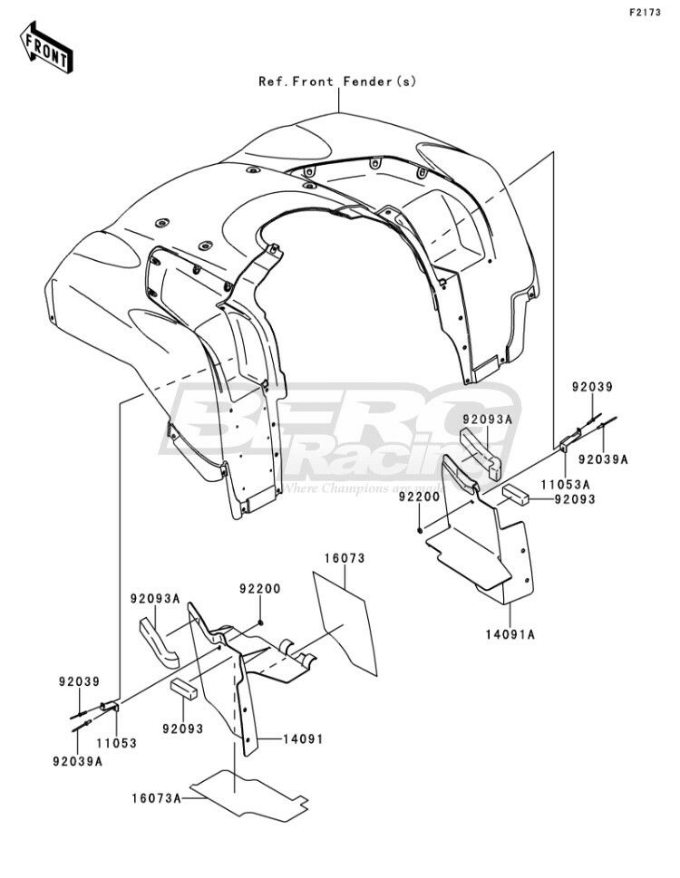 BRACKET,INNER FLAP ,LH