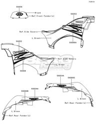 PATTERN,RR FENDER,LH  AS