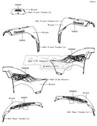PATTERN,RR FENDER,LH