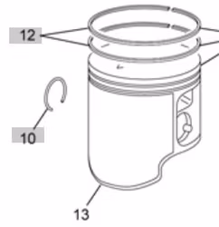 Sherco Original kolv 300 2 Takt