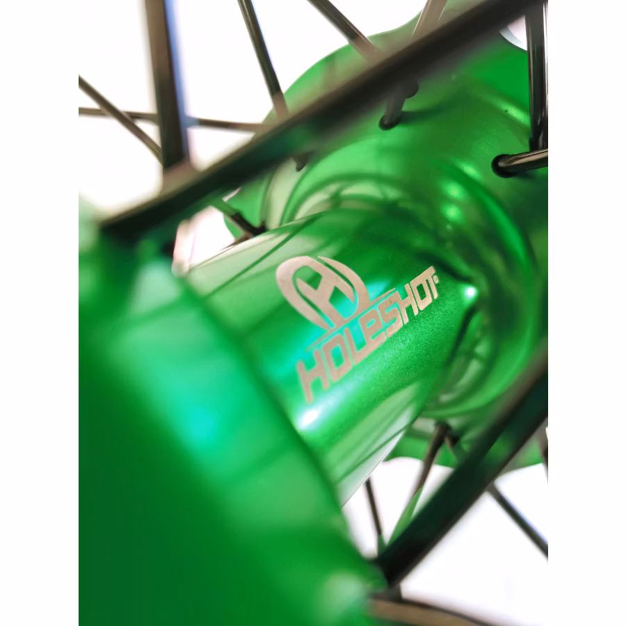 HJUL SET Fram & Bak  2,15/1,60, 19/21", BAK FRAM, MATT SVART GRÖN