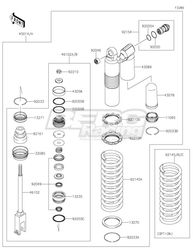 SPRING,REAR SHOCK,K=49N/MM,BLK