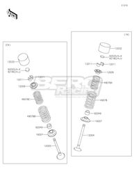 SPRING-VALVE,EXHAUST,OUTER