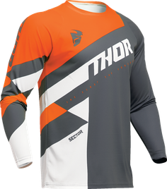 Thor Sector Checker Crosströja orange/grå