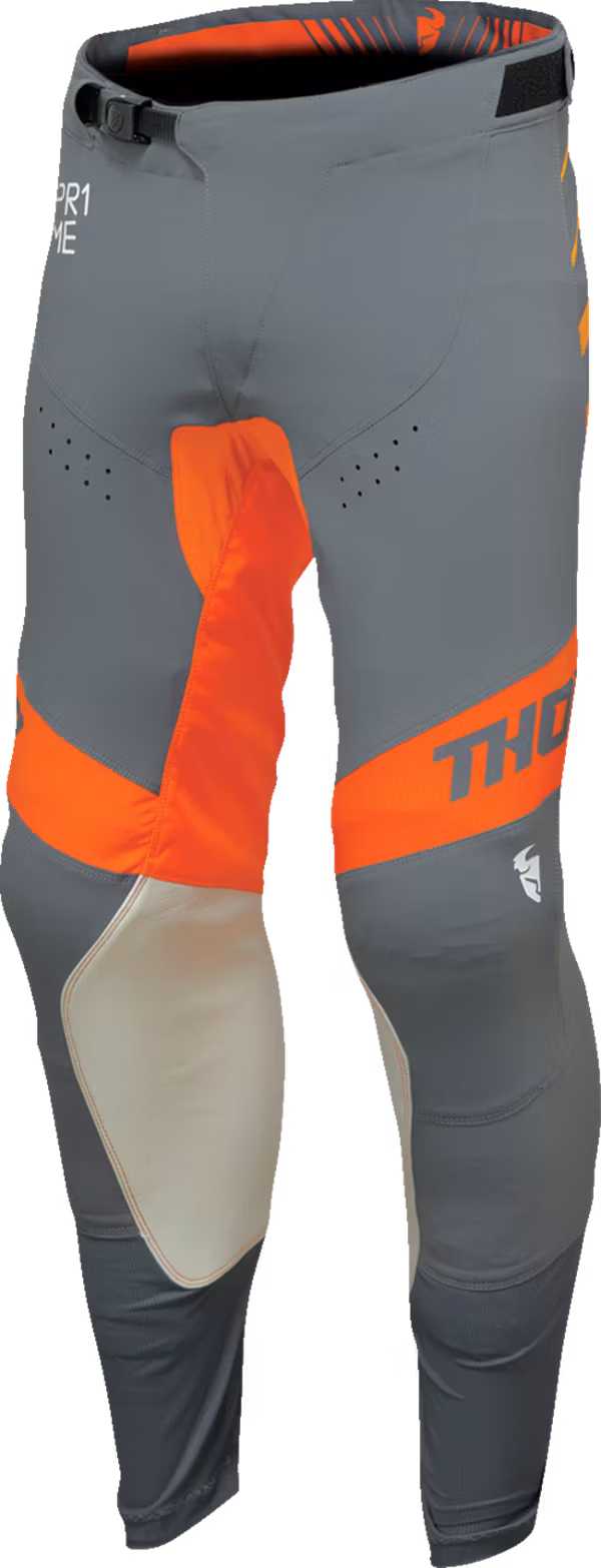 Thor Prime Analog orange/grå Crossbyxor