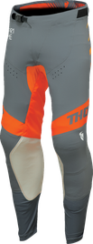 Thor Prime Analog orange/grå Crossbyxor
