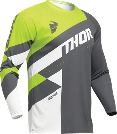 Thor Sector Checker Grå/Grön Crosströja