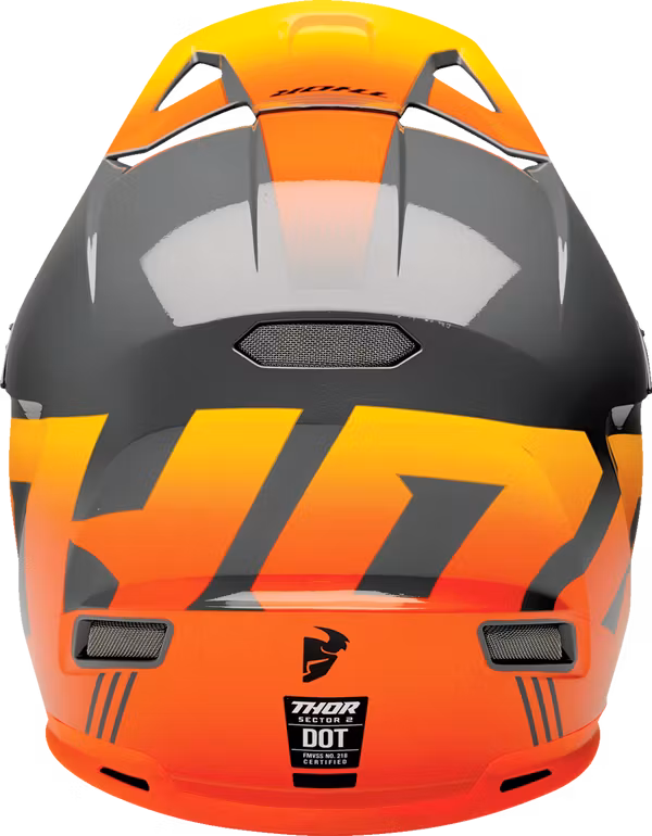 Thor Crosshjälm Sector2 Grå/Orange