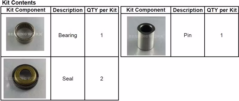 Övre stötdämparlager KXF250 04-/KXf450 04-/kx85 98- kx125/250 89-07