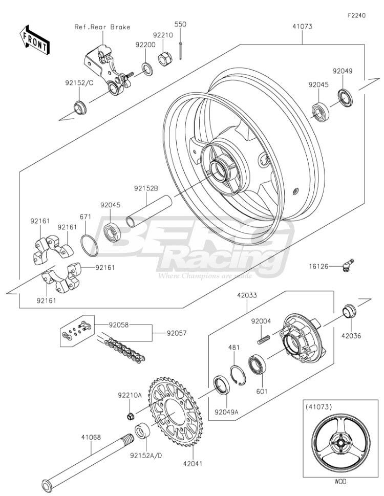 COUPLING-ASSY,RR HUB