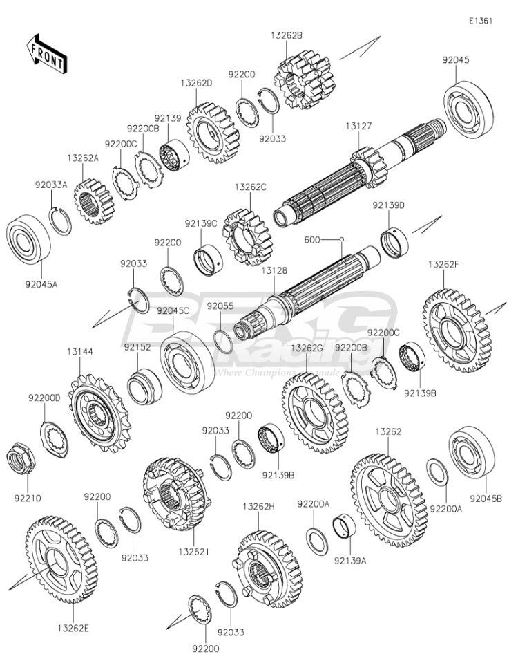 GEAR,OUTPUT 5TH,31T