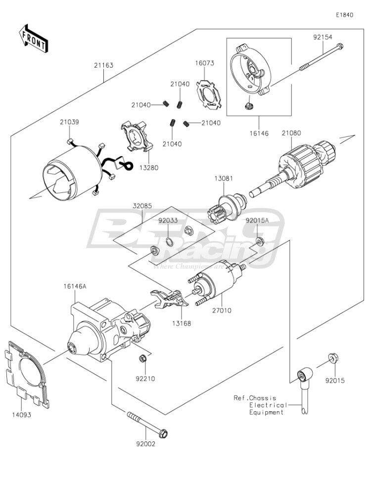 LEVER,PINION DRIVE