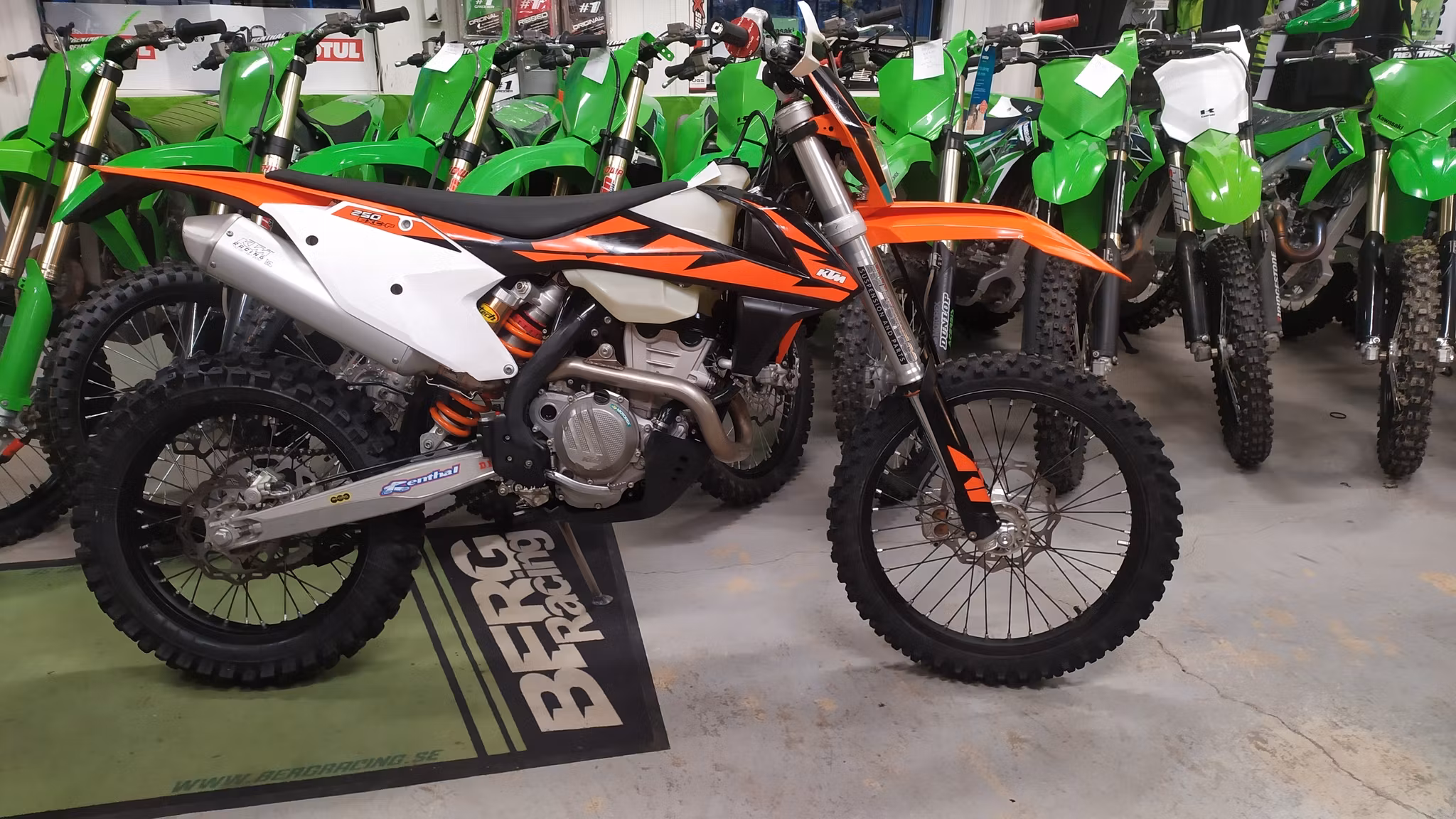 KTM EXC 250 2018 få timmar