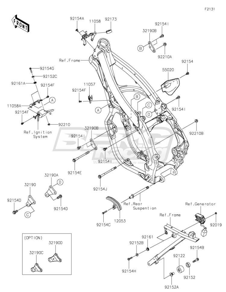 BRACKET-ENGINE,UPP,LH