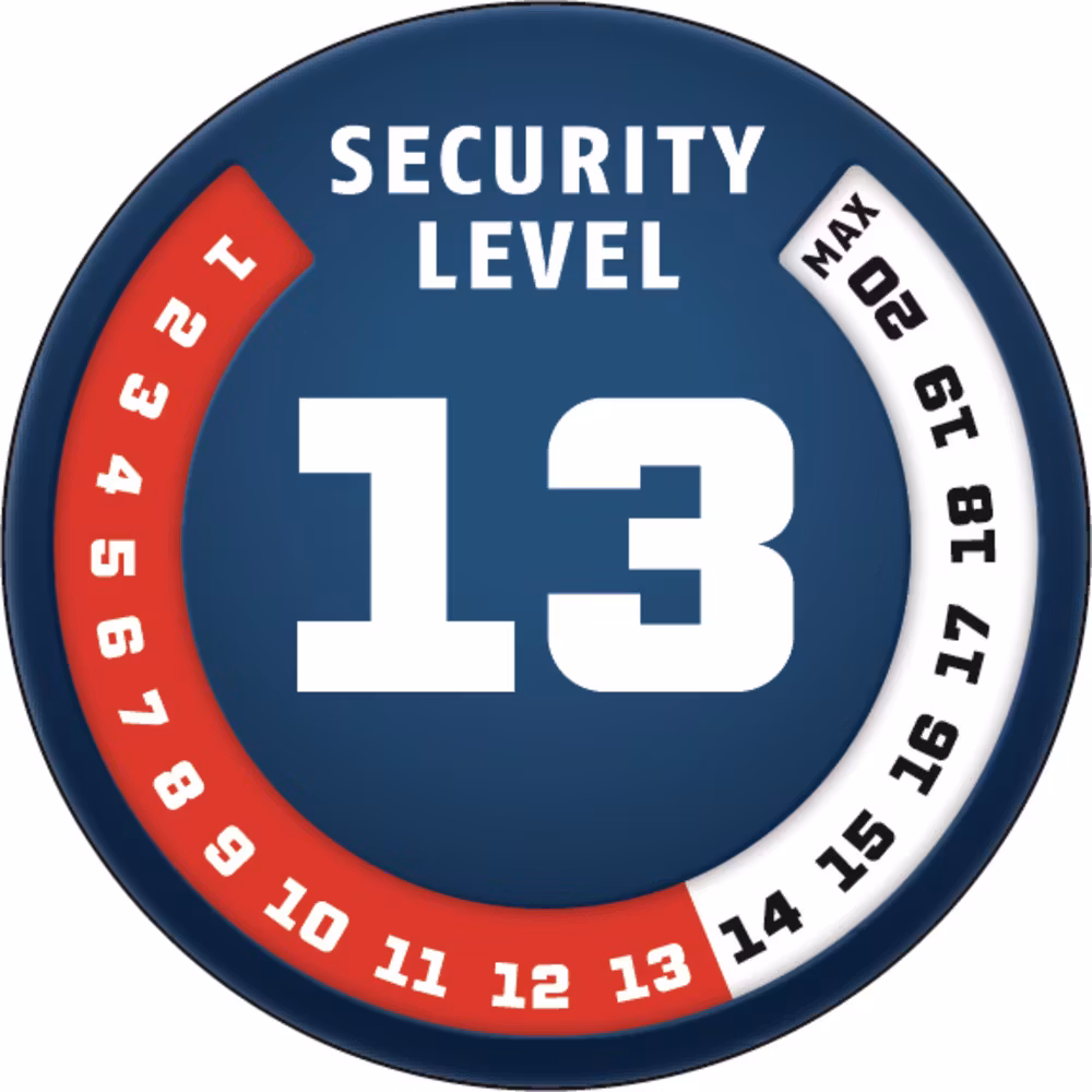 Abus Detecto 7000 RS1 flame black  Security level 13 Skivbromslås