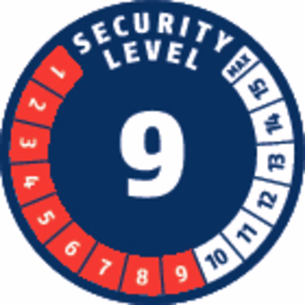 Abus Kättinglås 8900/110 black Låskedja