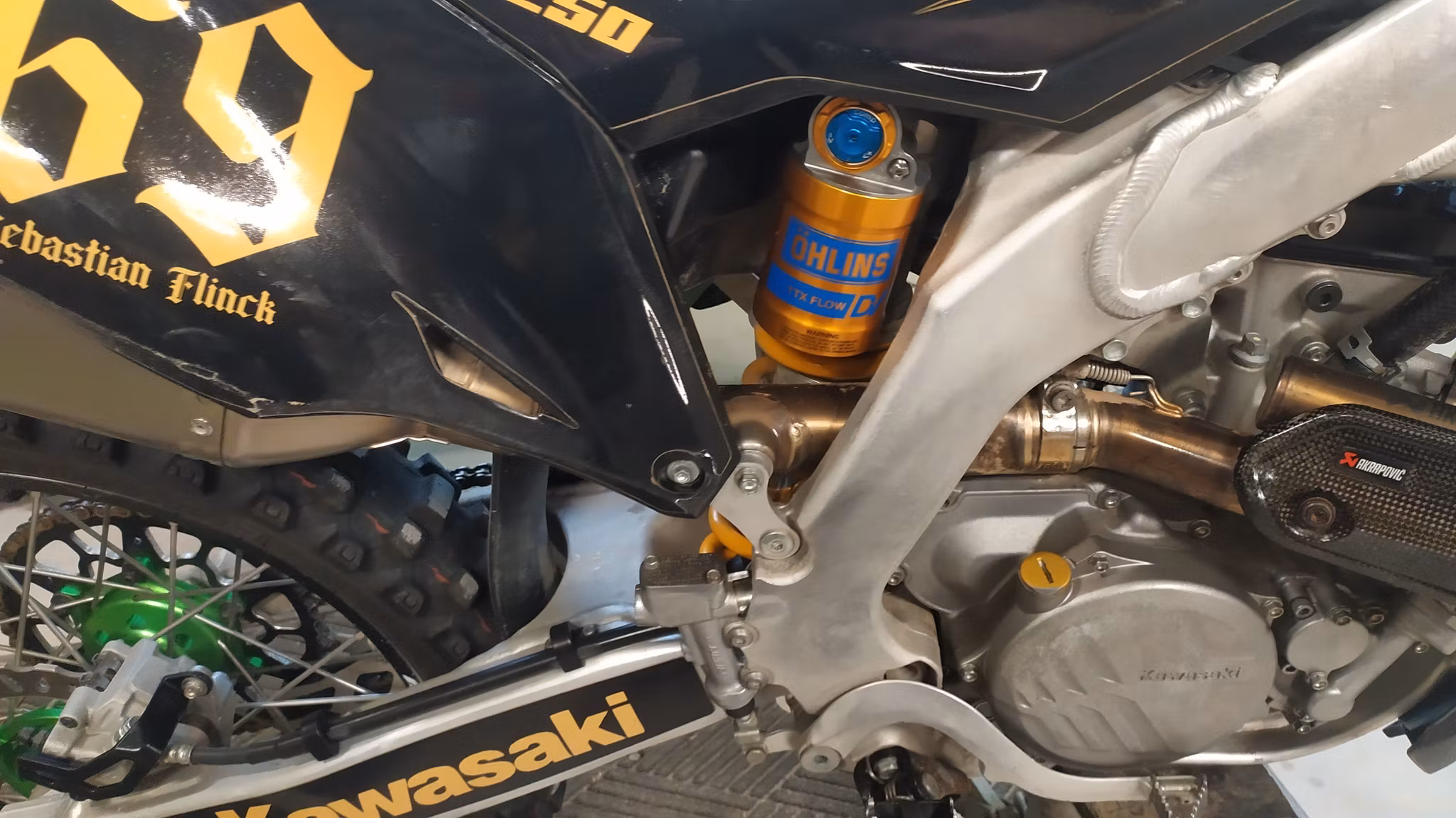 Kawasaki KX 250 2021 med mycket extra med