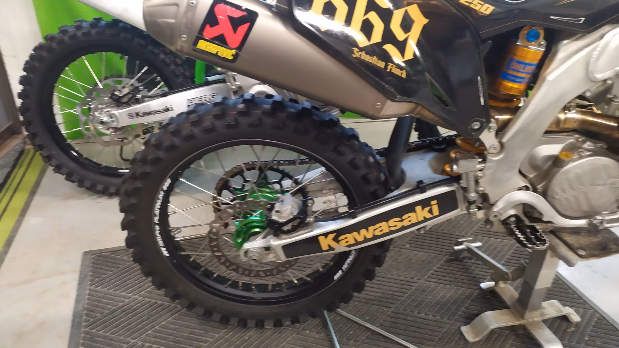 Kawasaki KX 250 2021 med mycket extra med