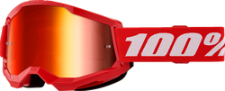 100% Strata 2 Röd crossglasögon