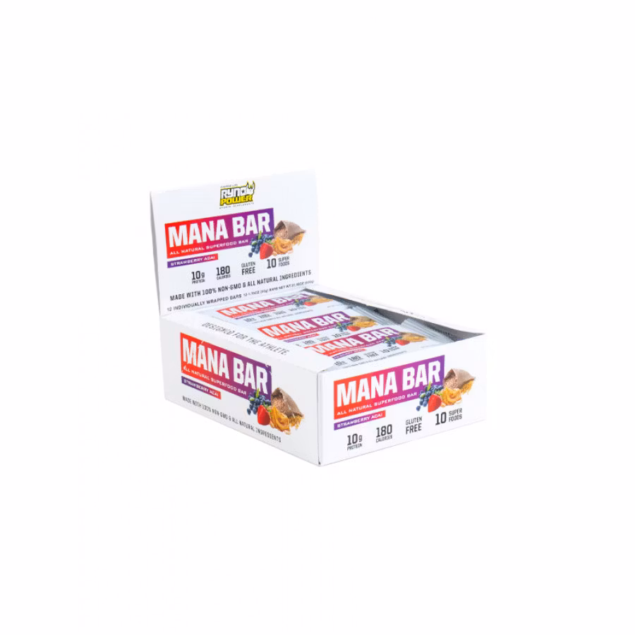 MANA Protein Bar Strawberry Acai, 12PACK