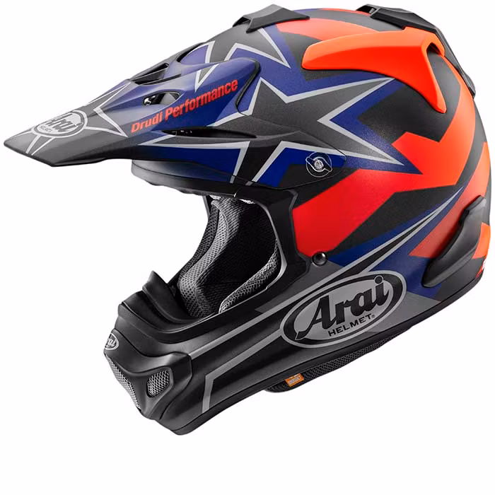 Arai MX-V Evo Stars & Stripes Dark Crosshjälm