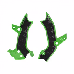 Acerbis Ramskydd X Grip   Grå & Grön/svart Kawasaki  KX250 2025- KX 450 2024-