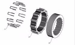 Rekluse lameller Kawasaki KX 450 21-25 Manual torq drive