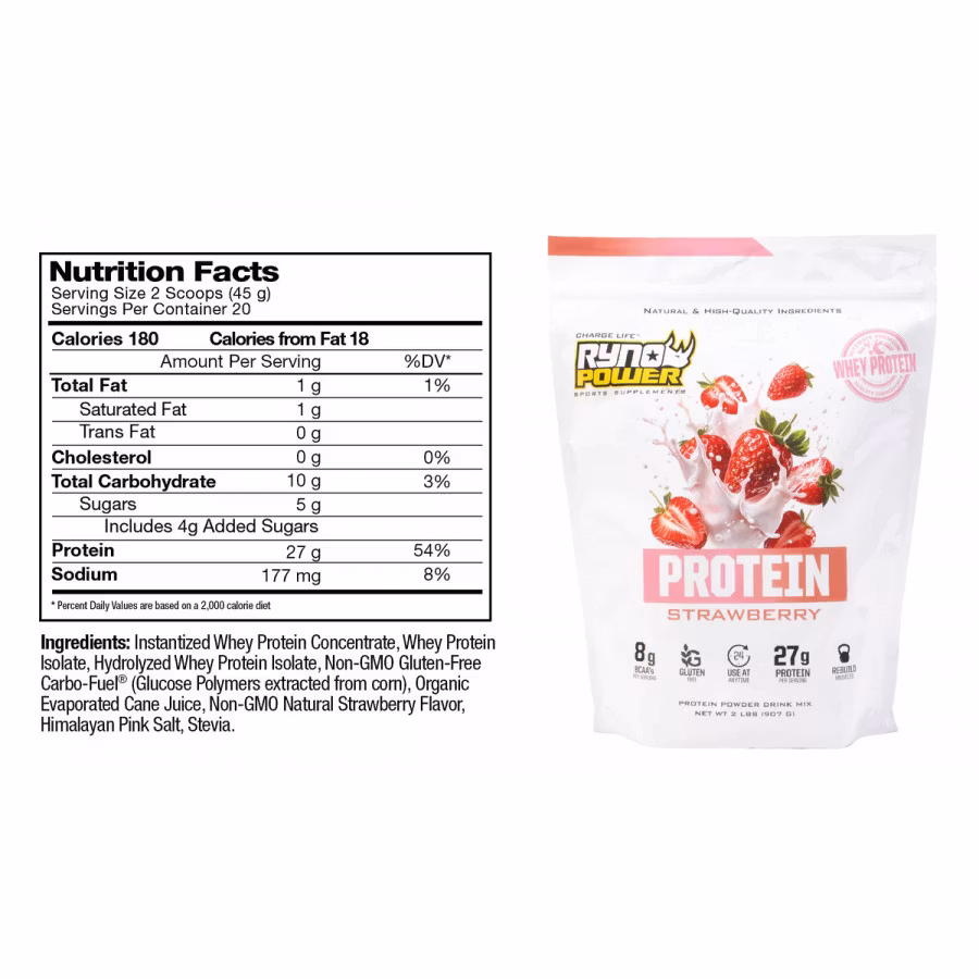 Ryno Power, Proteinpulver  907gr Flera smaker