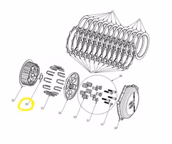 Lås Bricka till Mutter Rekluse 27mm