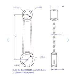 Husqvarna  Vevstake CR WR XC OR 250-400  Veteran Vintco