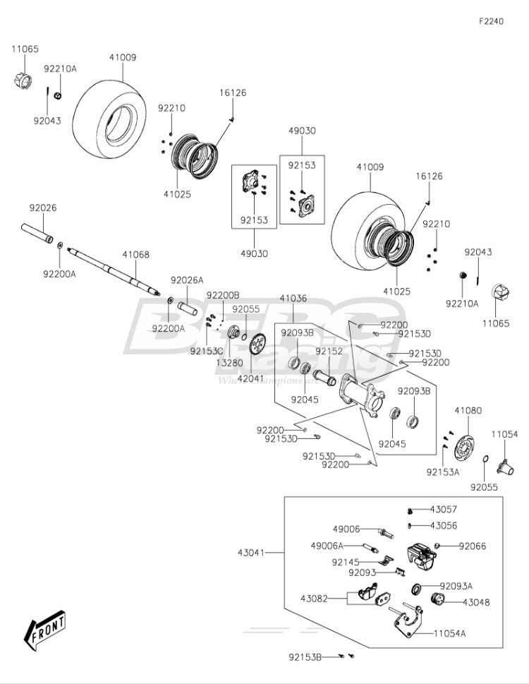 BRACKET,BRAKE DISK