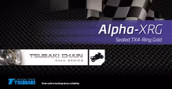 Tsubaki Alpha 2 XRG (MXE) X-ring 520, 118 länkar, 4000kg