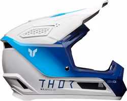 THOR Fleet crosshjälm, Storm Navyblå/Vit