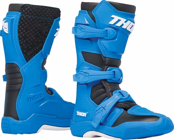 Thor Blitz XRMX crossstövlar barn/ungdom Blå