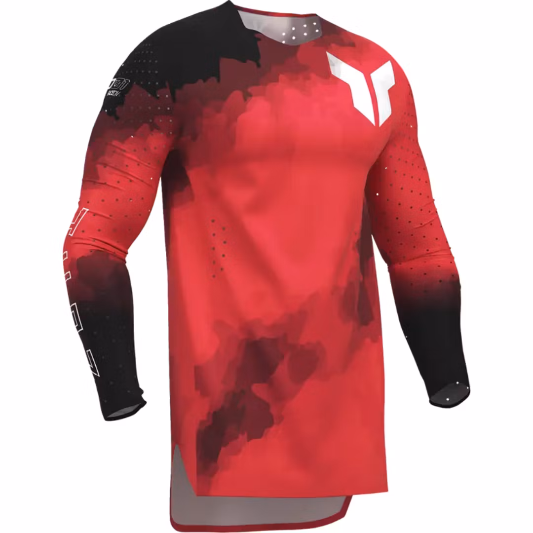 Thor Crosströja Sportmode CARBON Röd