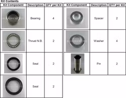 Svinglager YZ250F 14-25, YZ450 10-25 WR250F 15-25, WRF450F 16-25