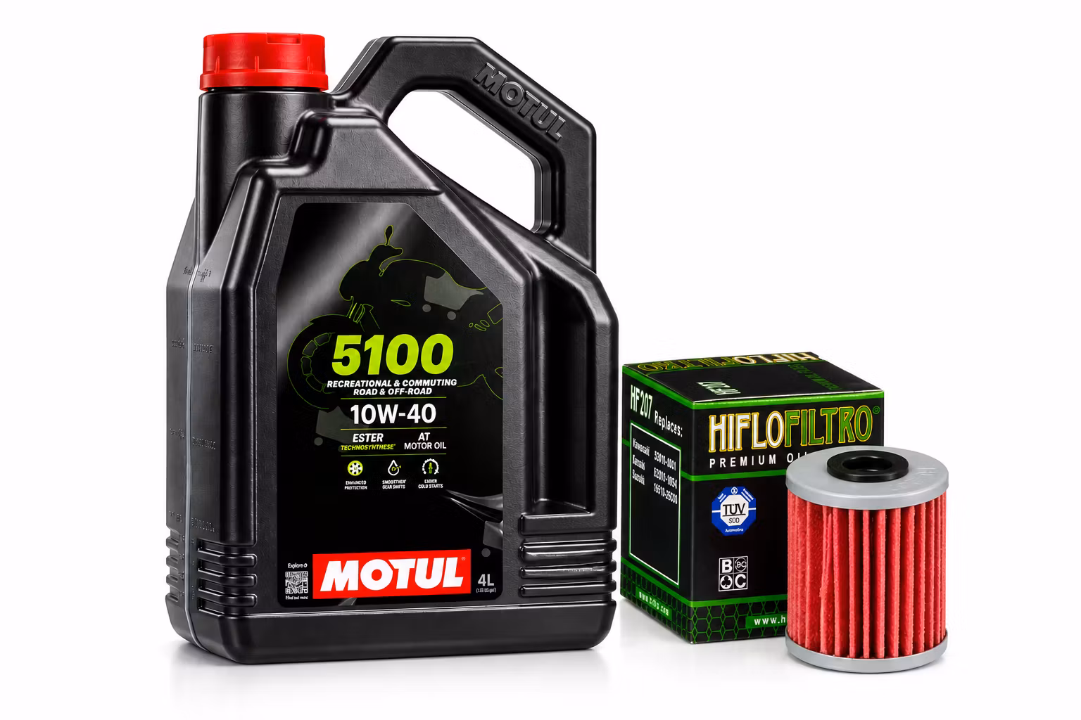 Kawasaki KX 250/450 Suzuki RMZ Servicekit – Motorolja & Oljefilter