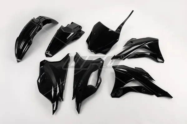 UFO Plastkit Kawasaki KX85 2014-21 Svart