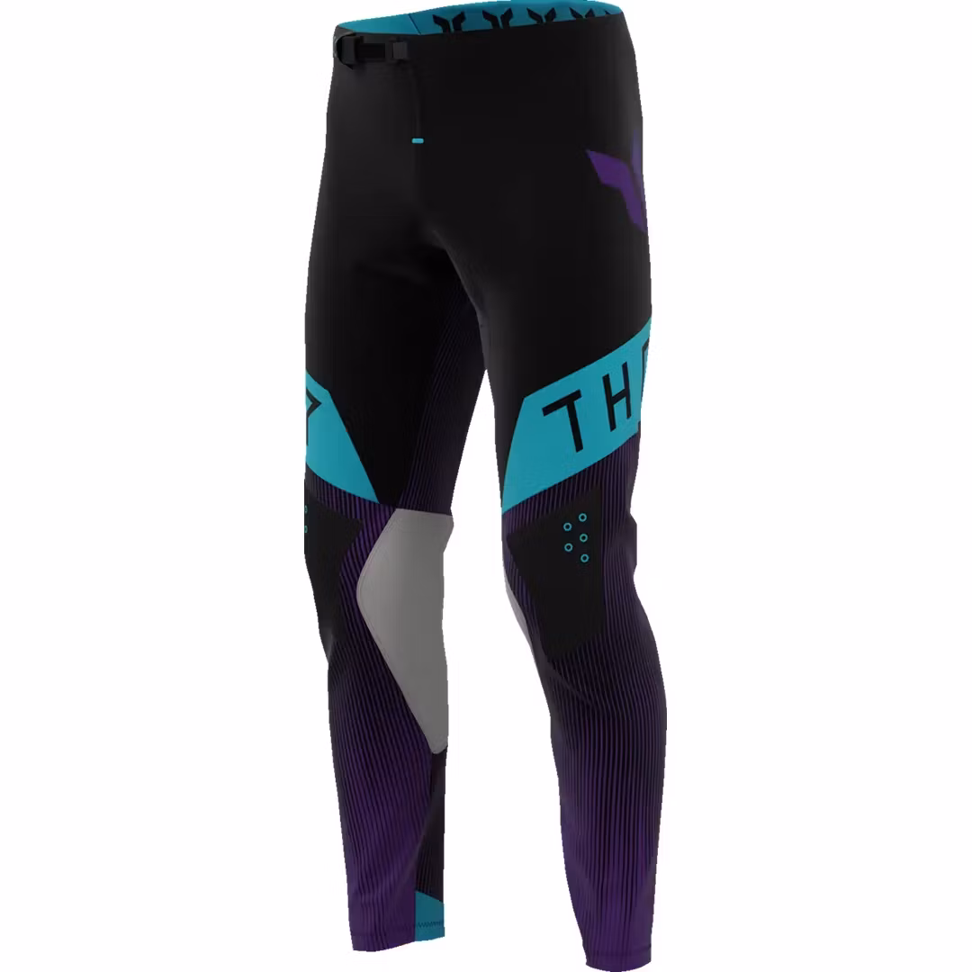 THOR Sportmode Vanish crossbyxor – Svart/Lila