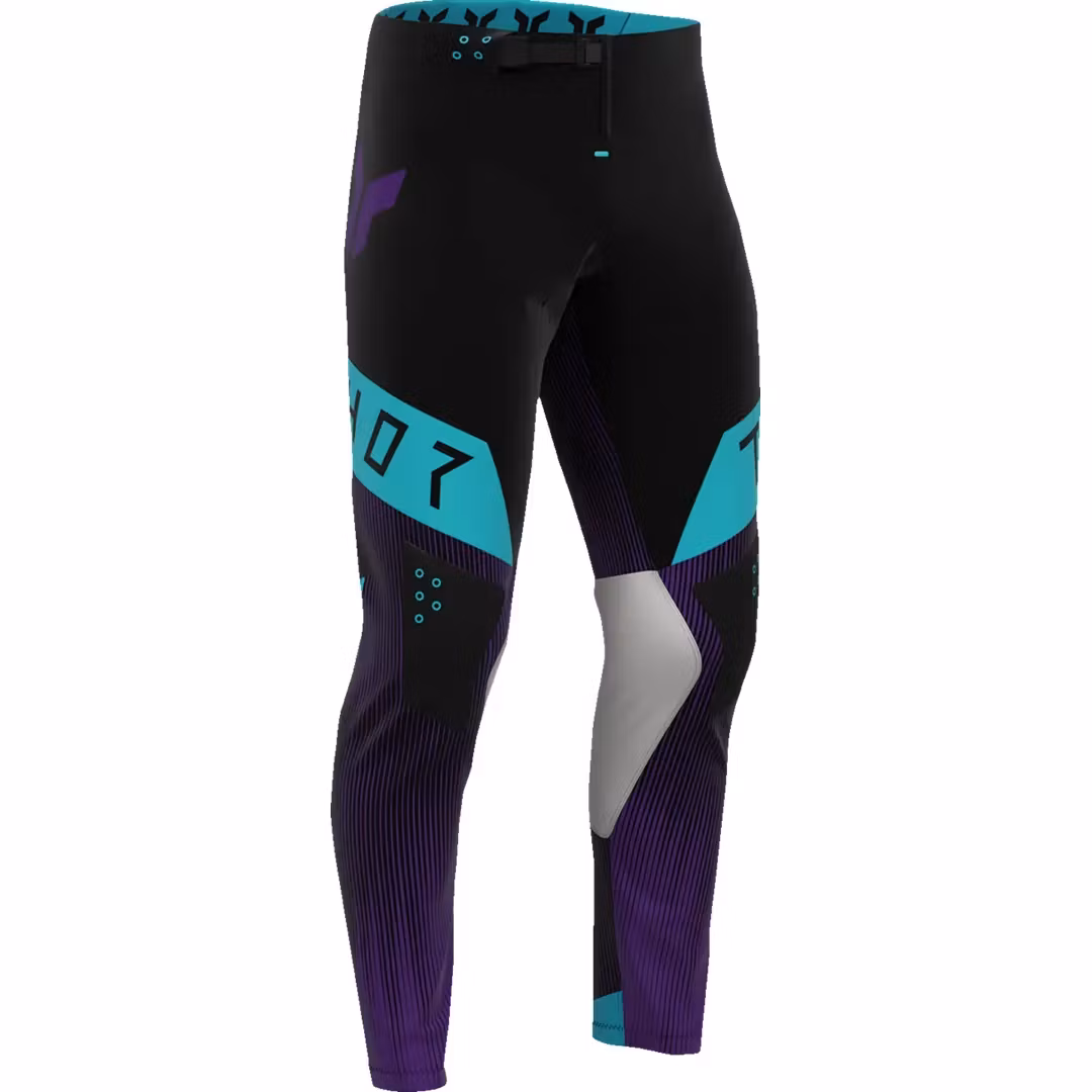THOR Sportmode Vanish crossbyxor – Svart/Lila