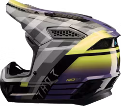 THOR Fleet Camber Crosshjälm – Svart/lila