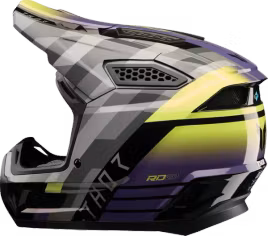 THOR Fleet Camber Crosshjälm – Svart/lila