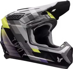 THOR Fleet Camber Crosshjälm – Svart/lila