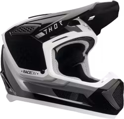 THOR Fleet Defy Crosshjälm – Svart/Vit